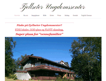 Tablet Screenshot of fjellseterungdomssenter.com